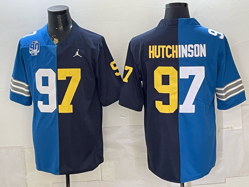 2026 Men Detroit Lions #97 Hutchinson Blue Nike Limited NFL Jersey 0715002->->NFL Jersey